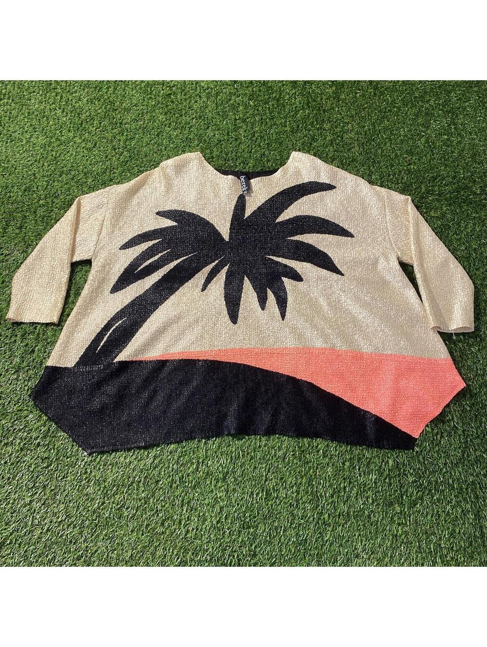 Vintage Y2K Berek Palm tree shirt